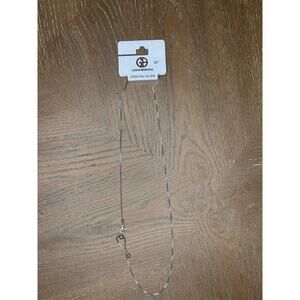 Giani Bernini Sterling Silver Box Chain Necklace 22”